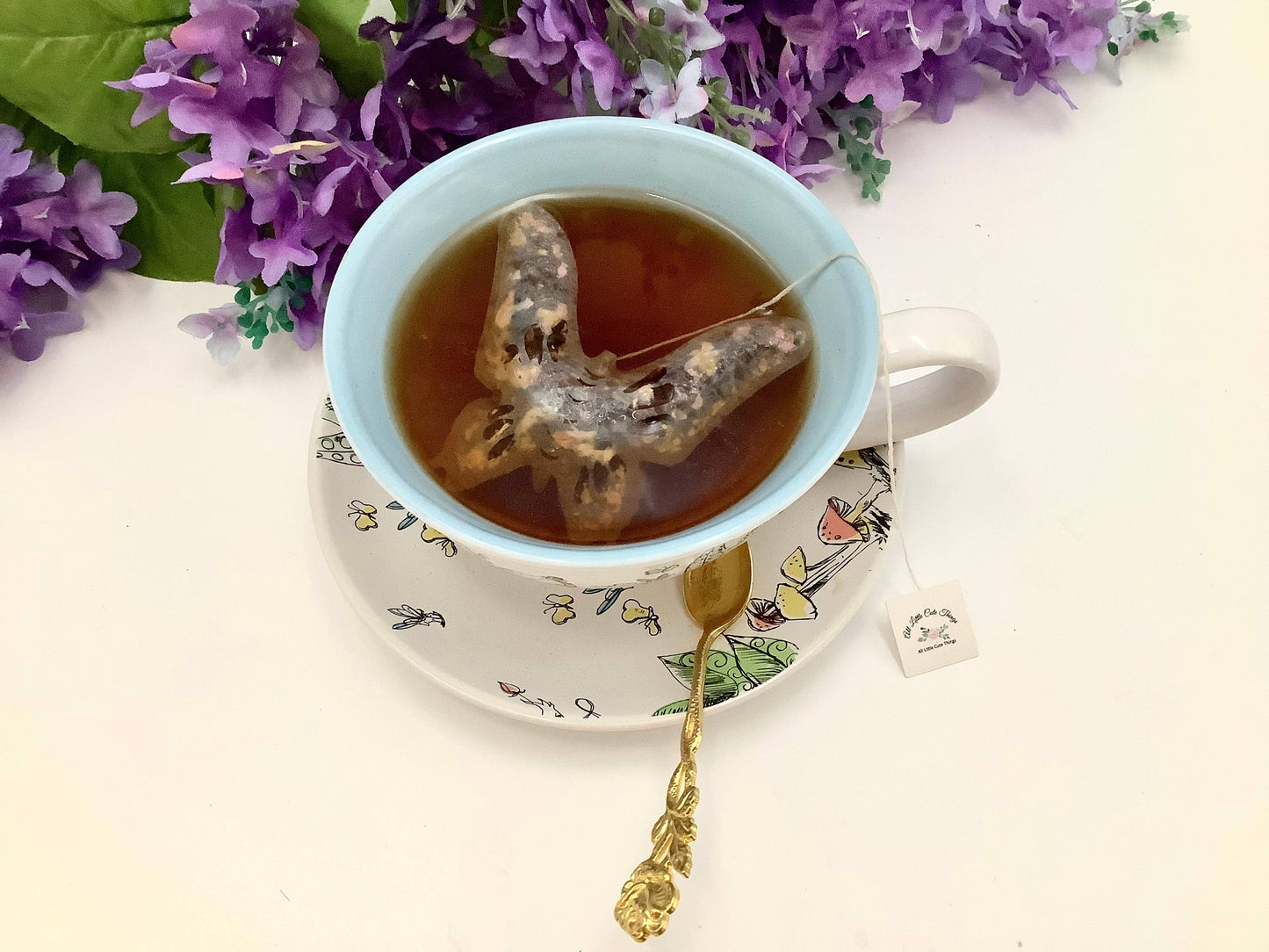Butterfly Black Tea and Roses All Little Cute Things packet