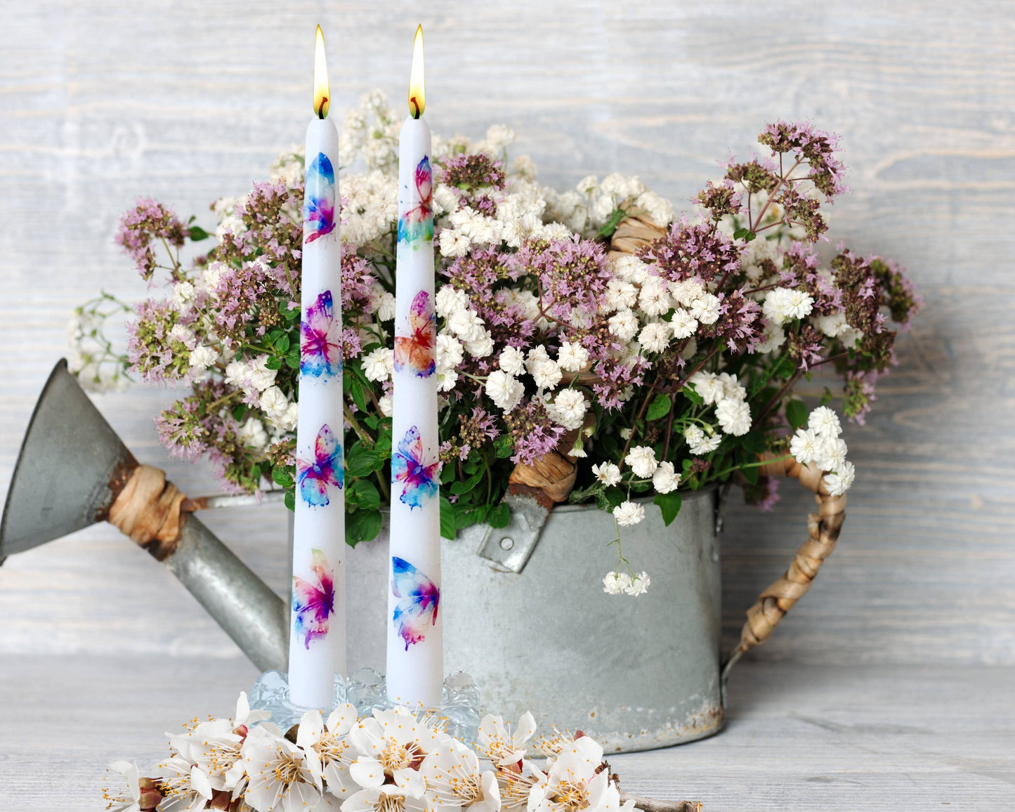 Butterfly Taper Candles Home Decor and Gift