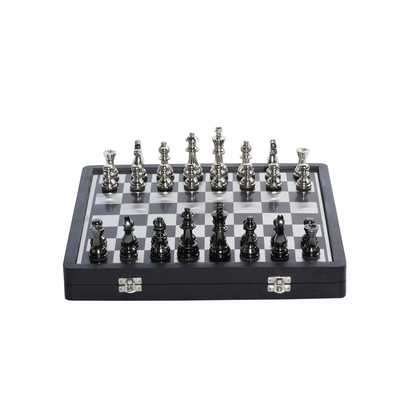 Traditional Black Aluminum Metal Game Set