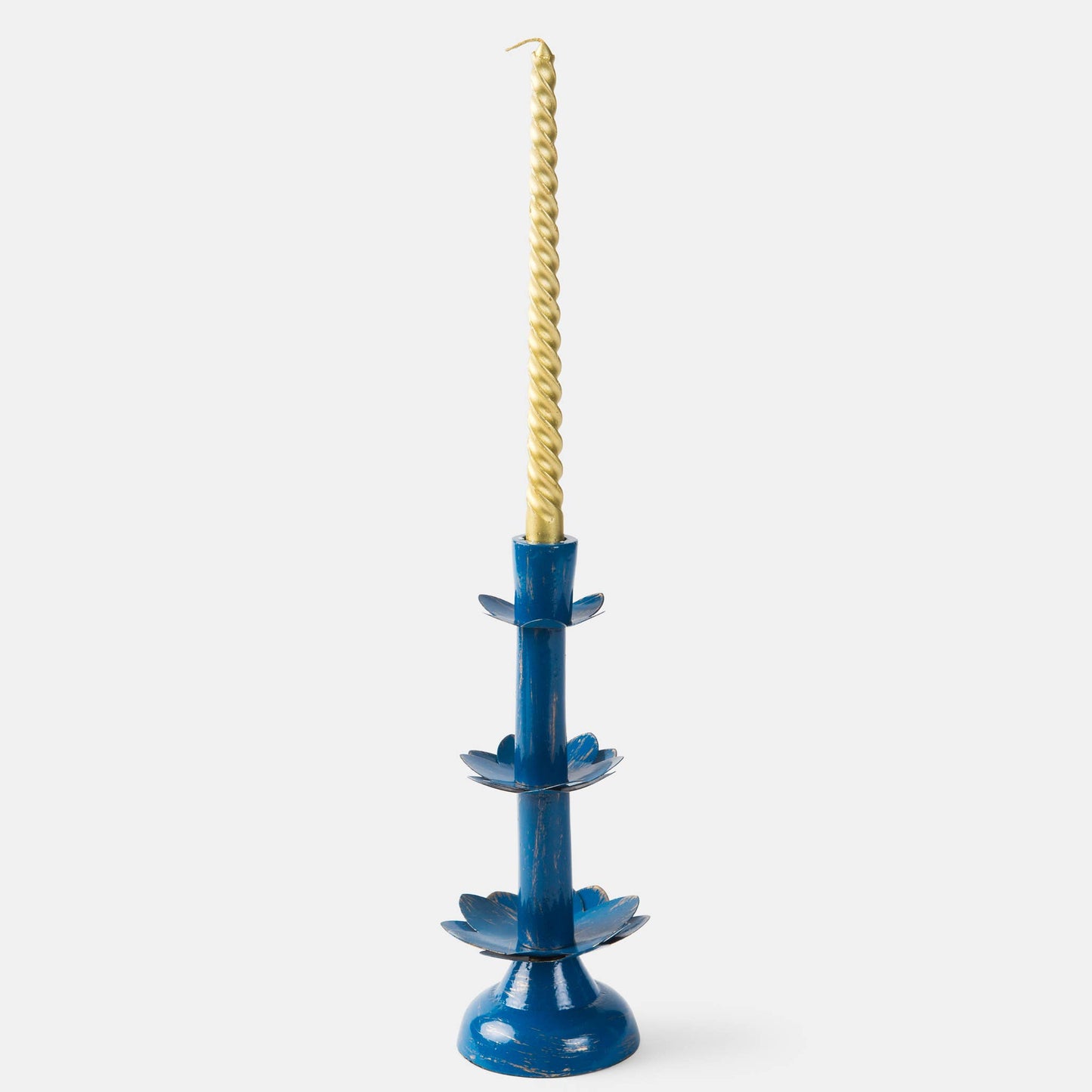 Lotus Bloom Tapered Candleholders