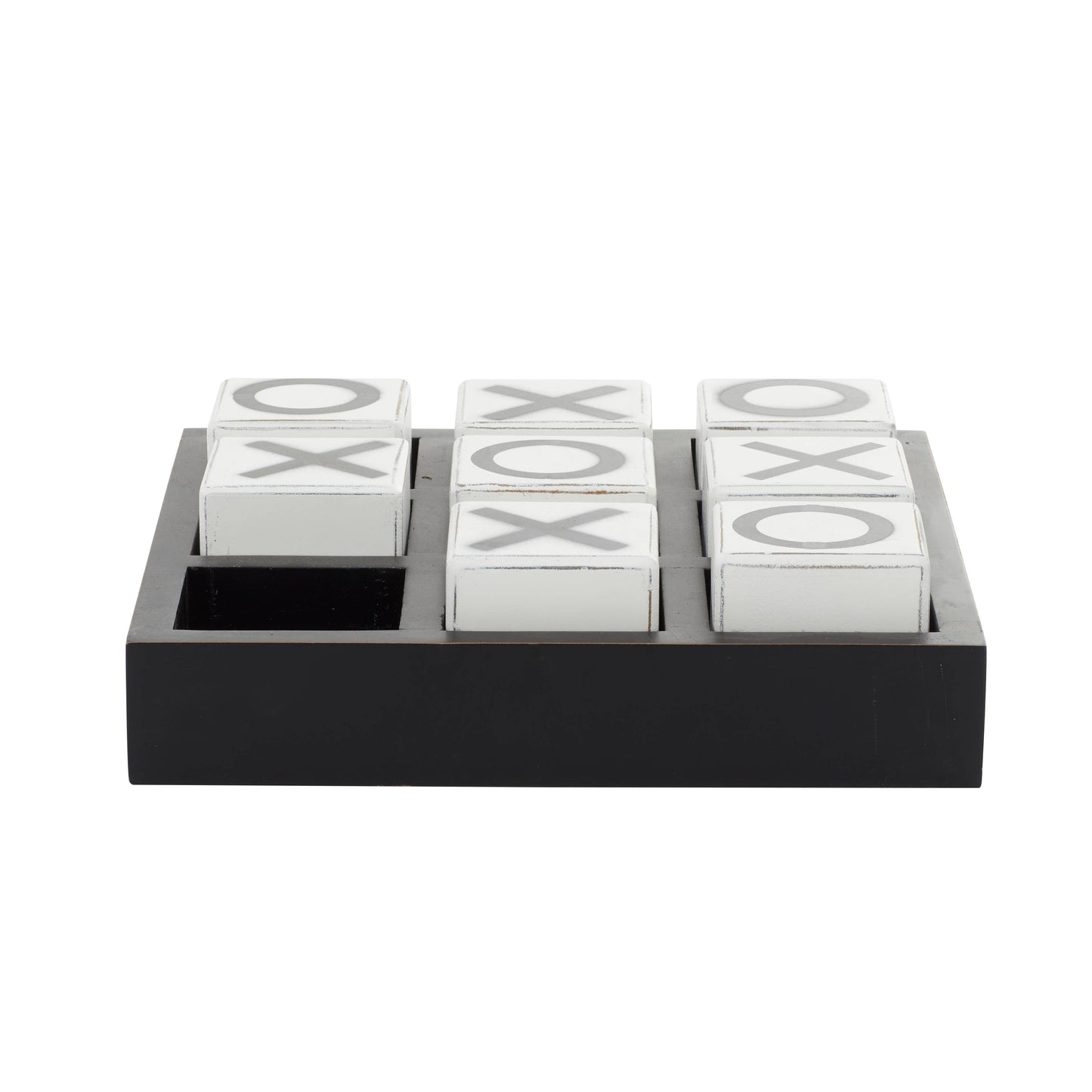 Traditional Black Wooden Game Set