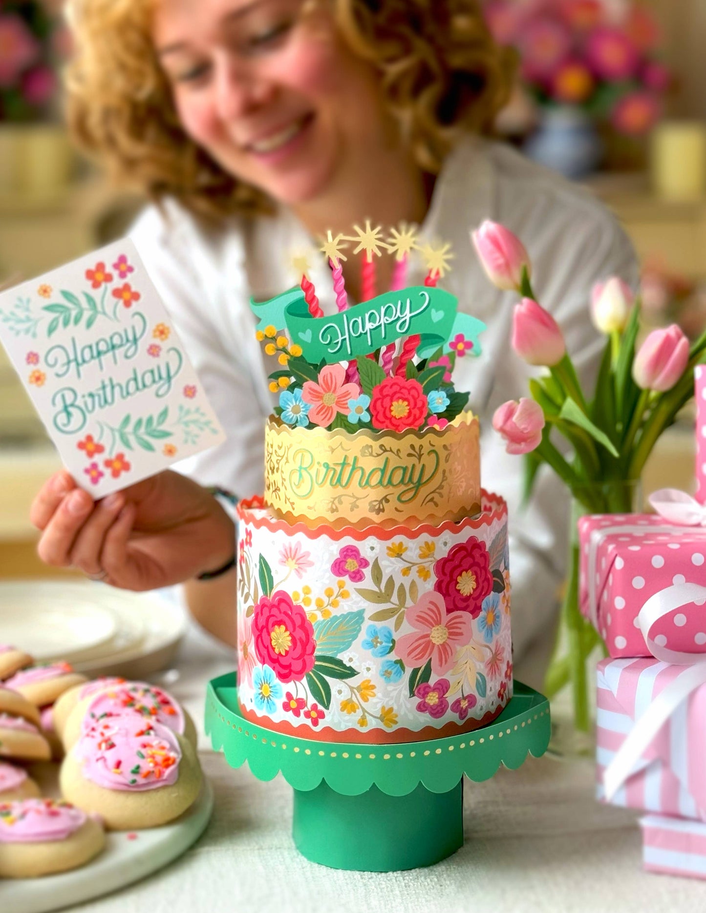 Blooming Birthday Cake
