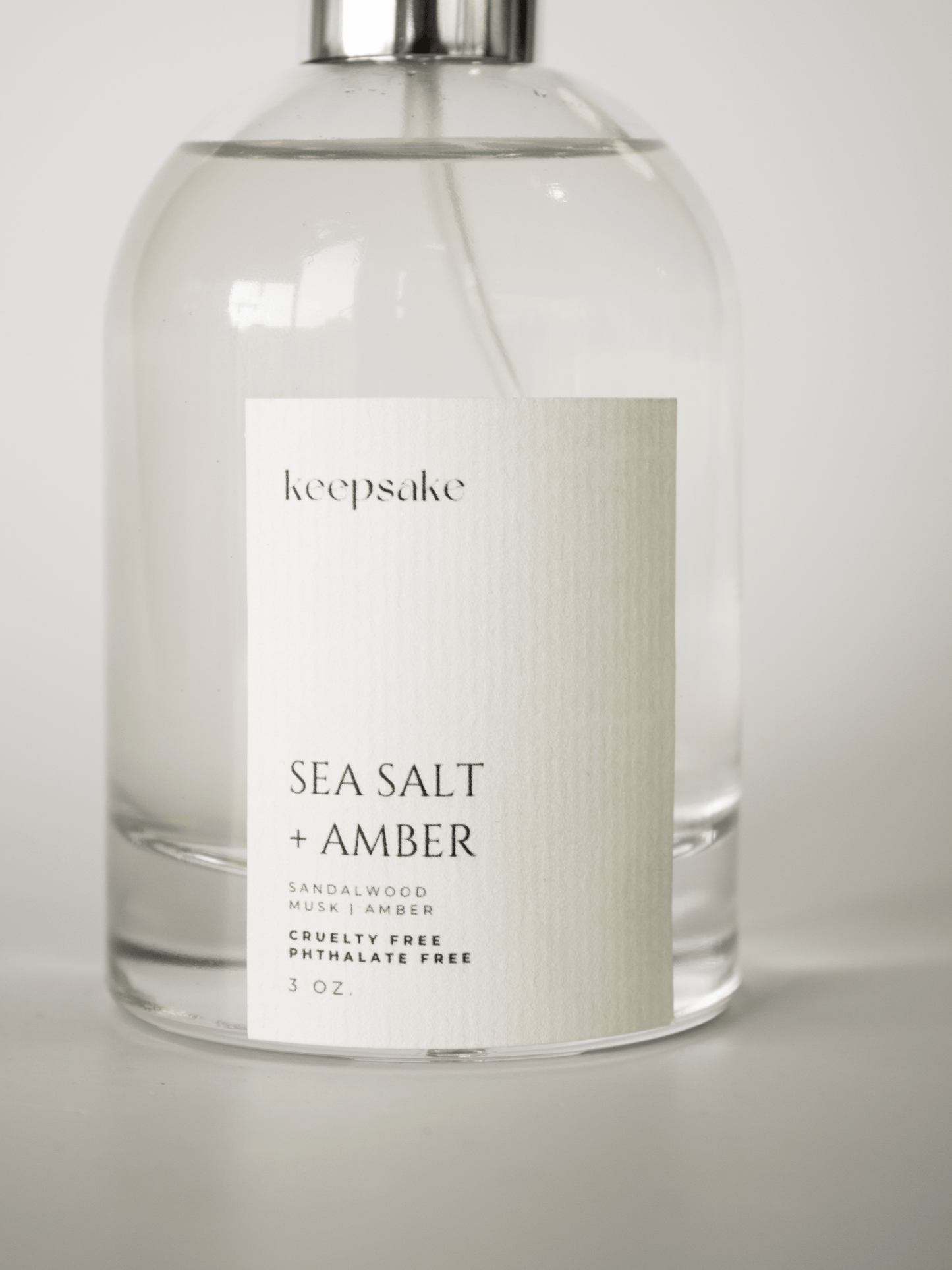 3 oz. Room/Linen Spray - Sea Salt + Amber