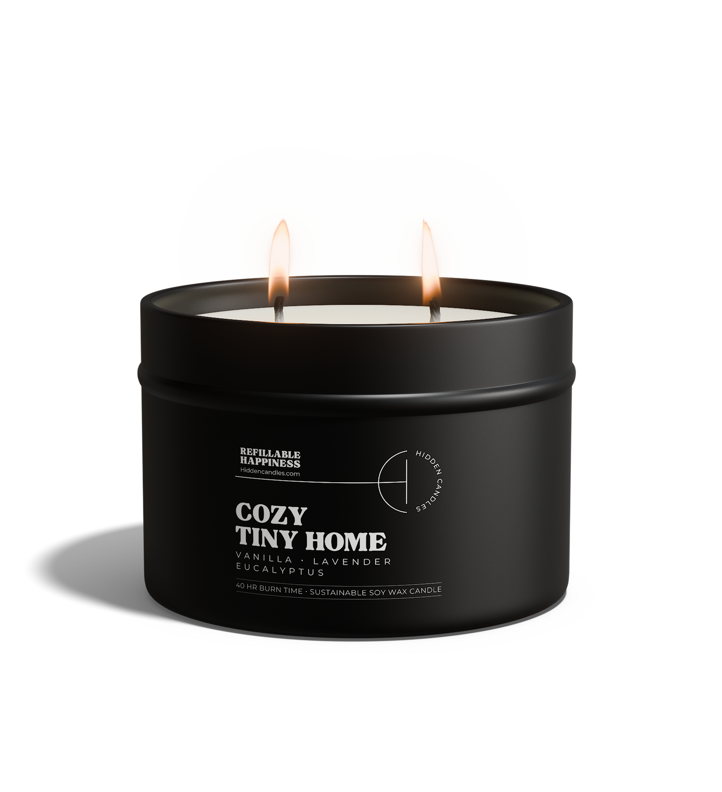 Cozy Tiny Home Candle 10.6 oz – Lavender, Vanilla & Eucalyptus