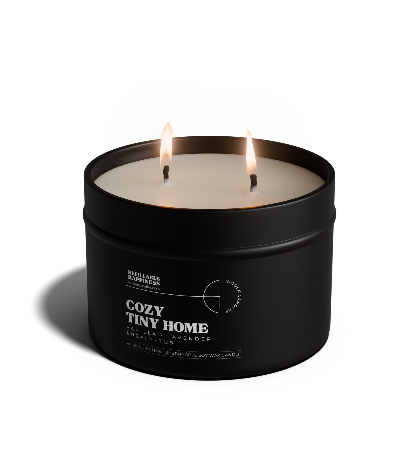 Cozy Tiny Home Candle 10.6 oz – Lavender, Vanilla & Eucalyptus