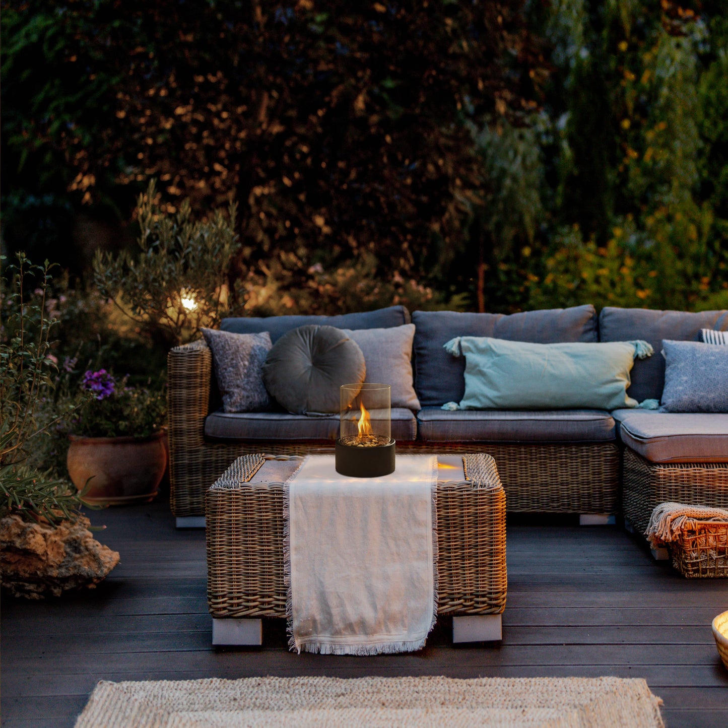 Indoor/Outdoor Portable Tabletop Fire Pit