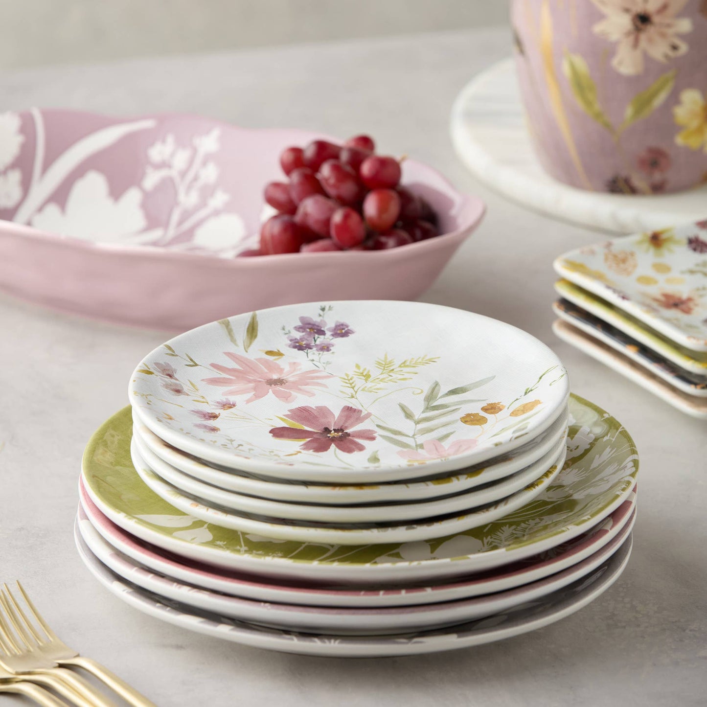 Wildflowers Salad Plate 9"