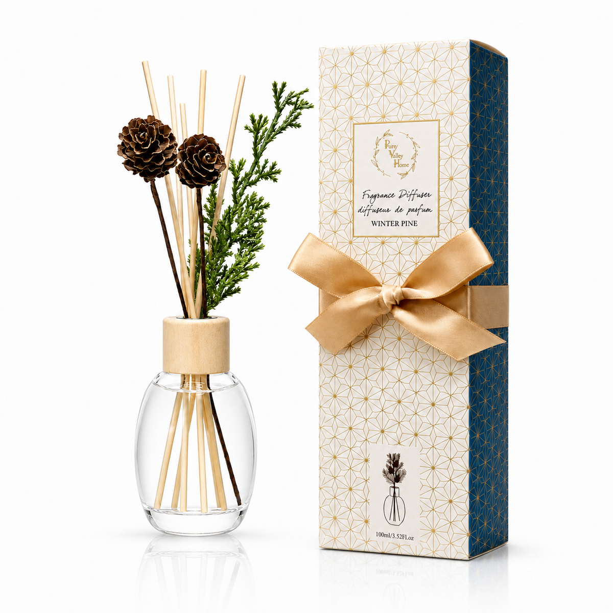 2026 Christmas Gifts - Reed Diffuser Set Everlasting Flower