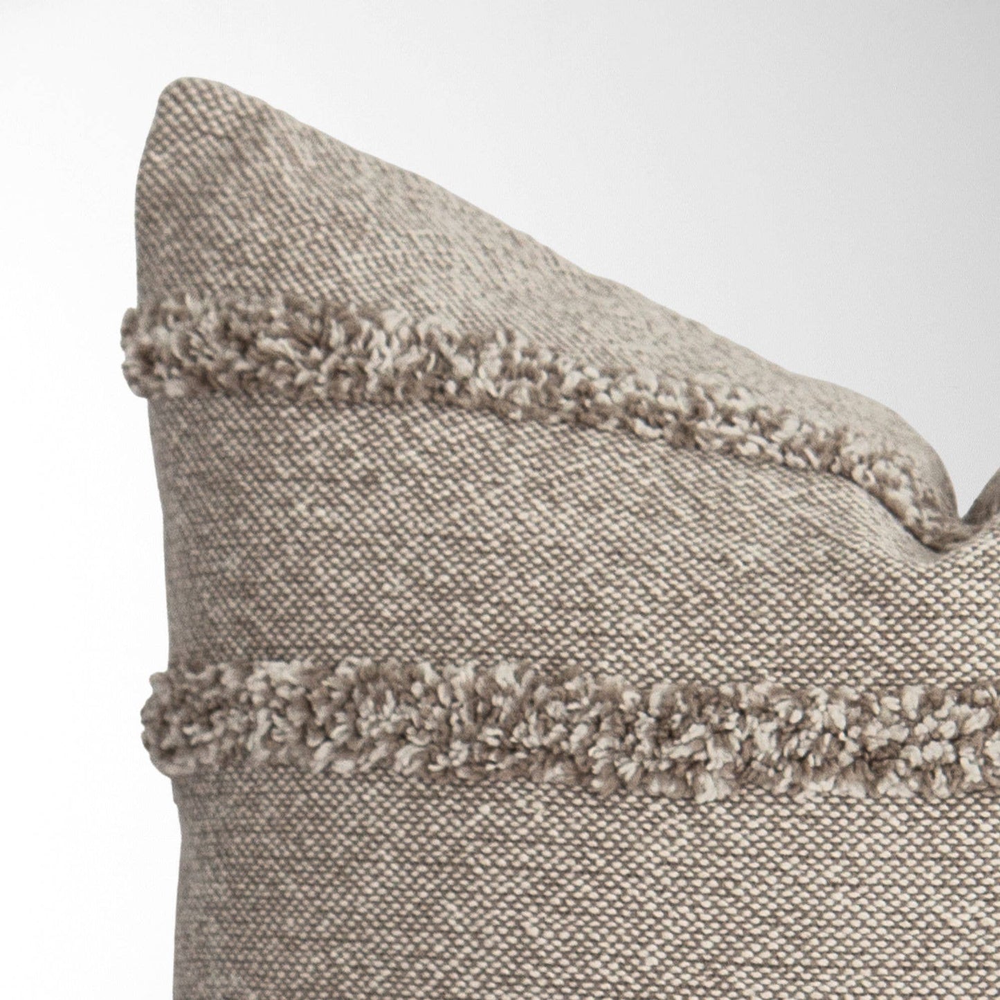 Layla Tufted Striped Pillow - Decorative, Textured