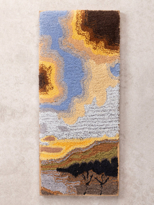 Farida Tufted Wall Art - 12" W x 28" H