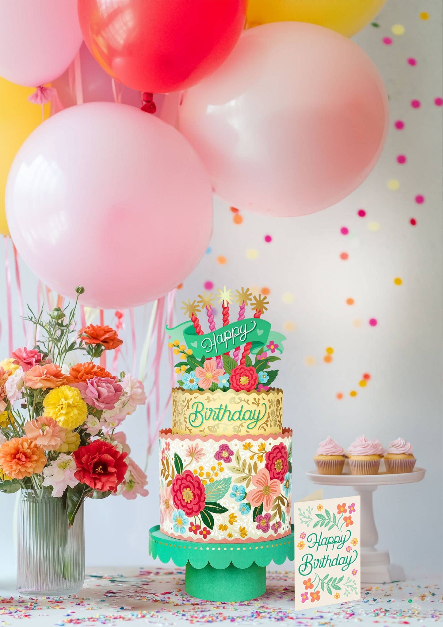 Blooming Birthday Cake