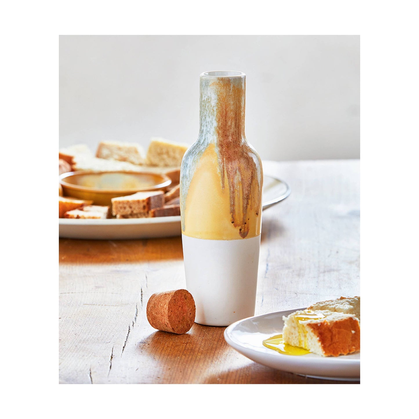 Cork Top Oil & Dressing Bottle - Multi