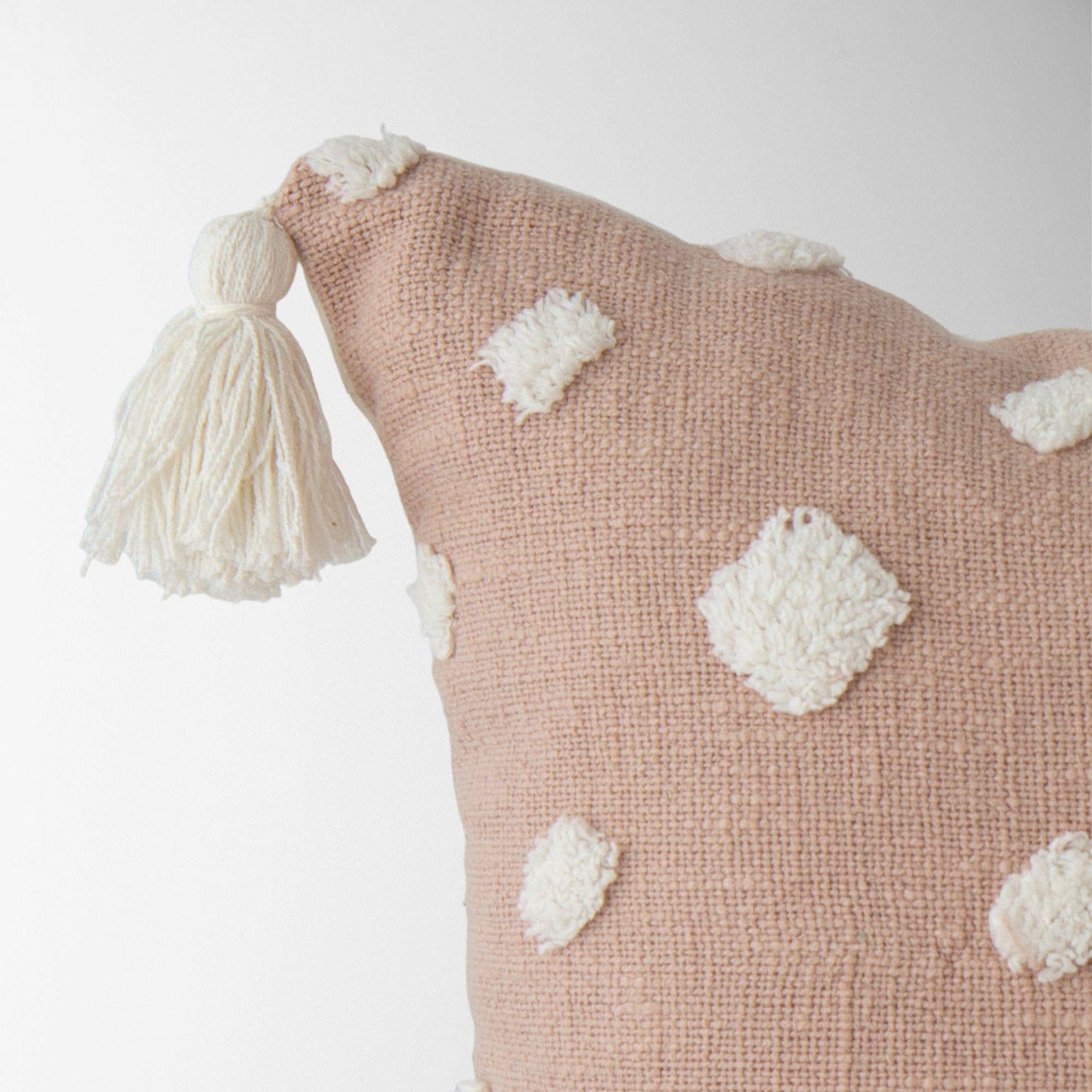 Lillee Polka Dot Shag Pillow