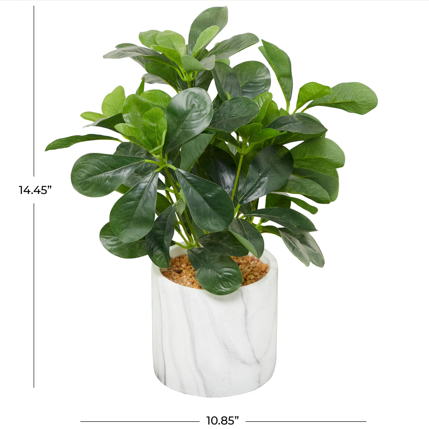 Modern Green Faux Foliage Artificial Plant