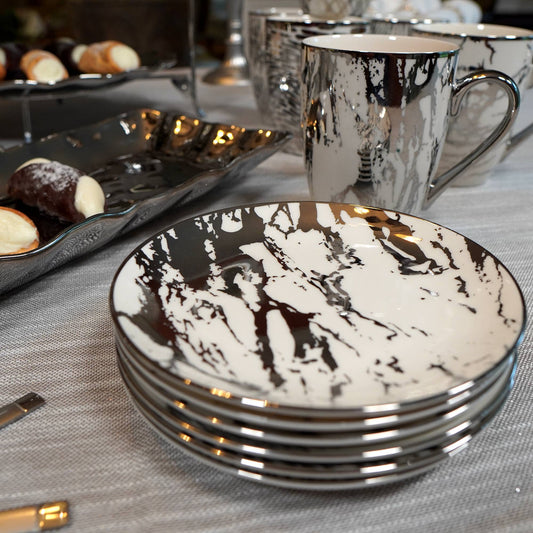 Matrix Silver Plated Canape Plates 6in (6) asst.