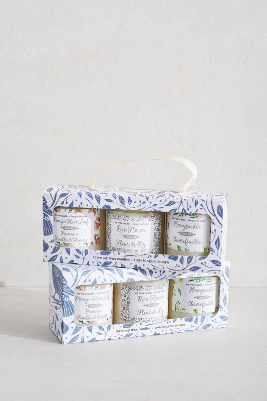 Candle trio gift set