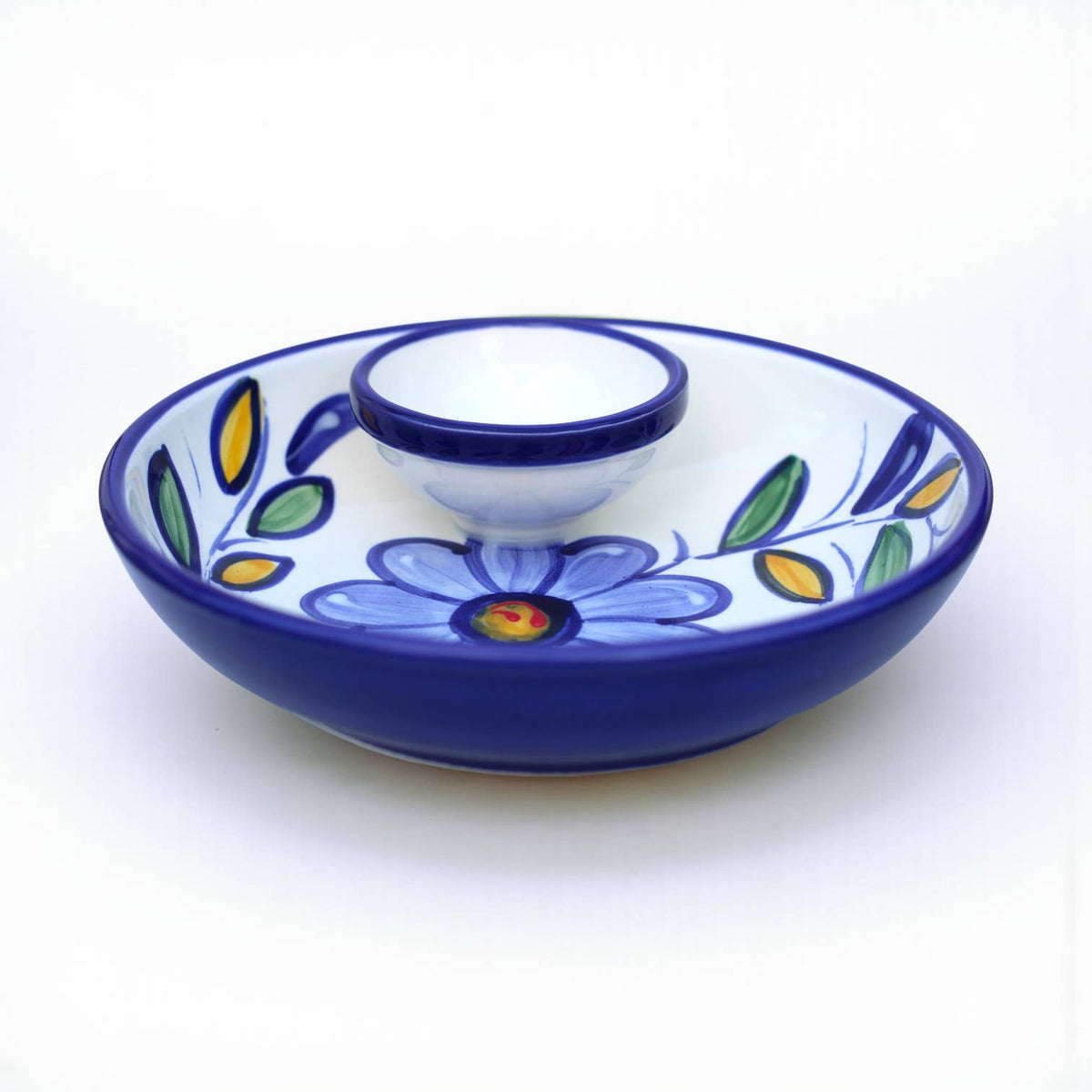 Mediterranean Ceramic Dipping Bowl