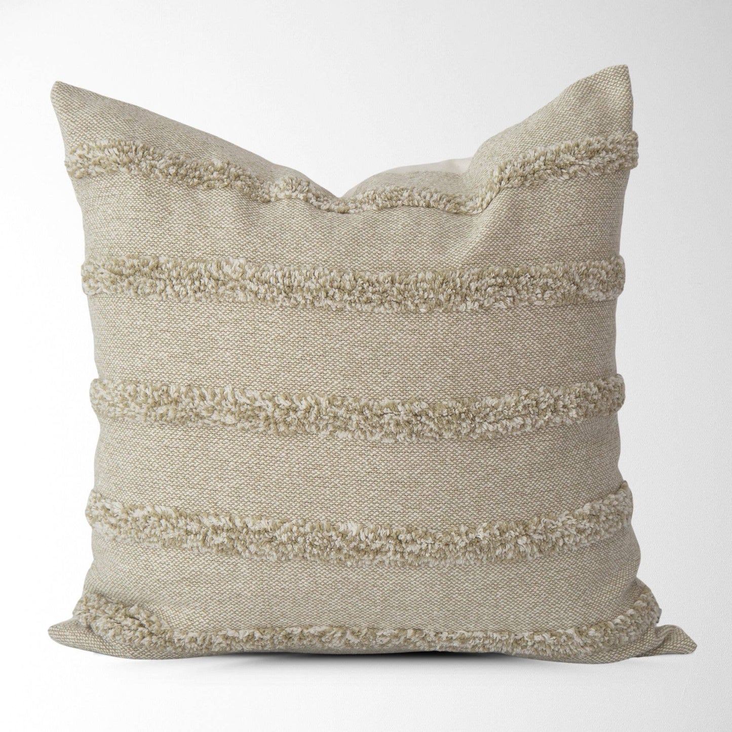 Layla Tufted Striped Pillow - Decorative, Textured