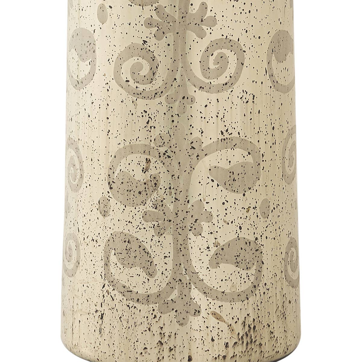 Edith Floral Filigree Pattern Glass Vase