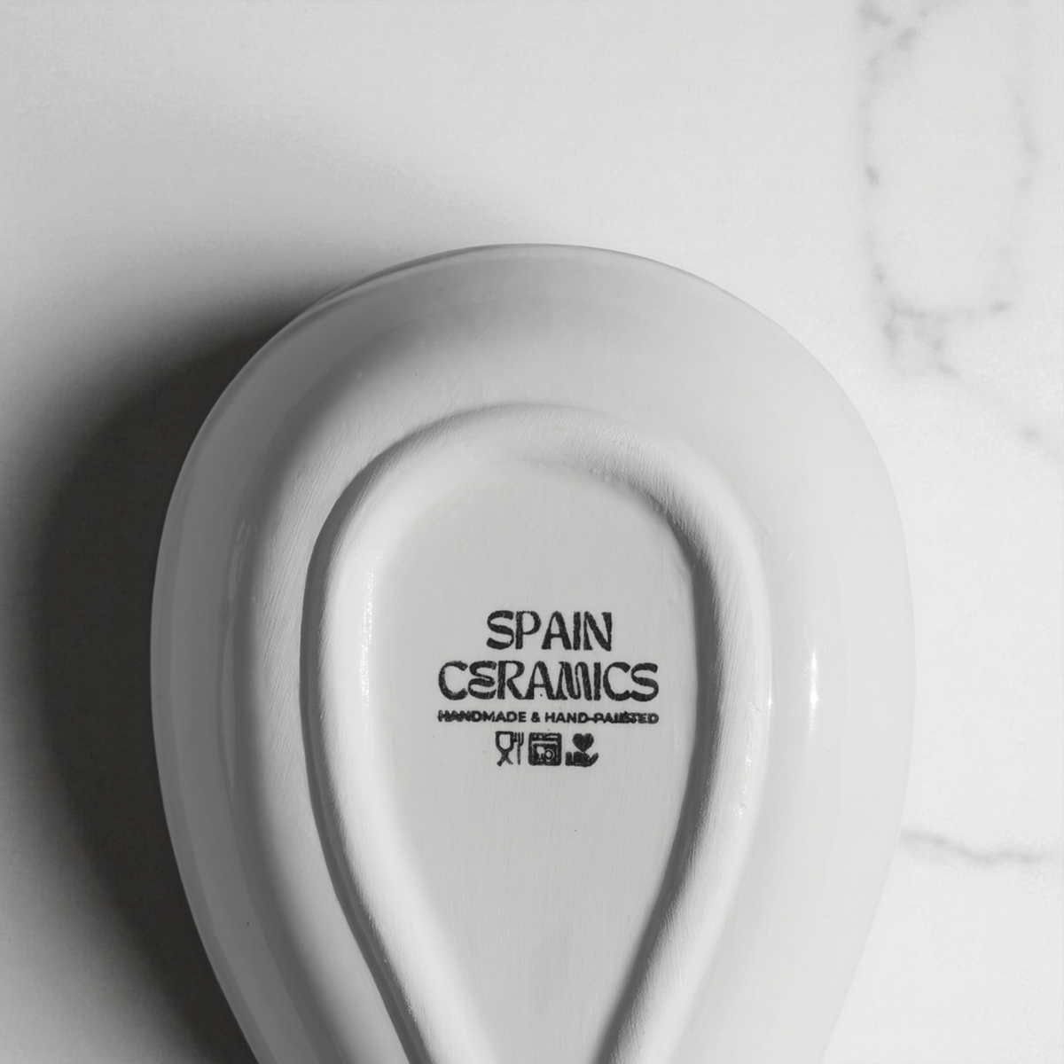 Mediterranean Ceramic Spoon Rest
