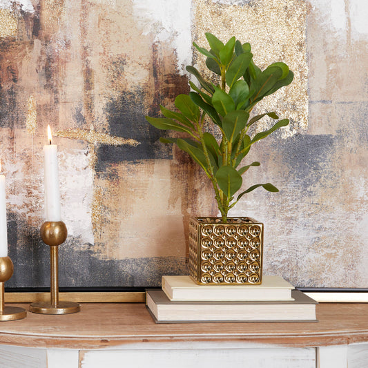 Glam Green Faux Foliage Artificial Plant