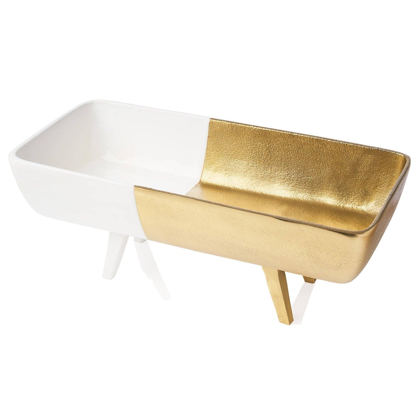 Russo Gold and Enamel Serving Bowl