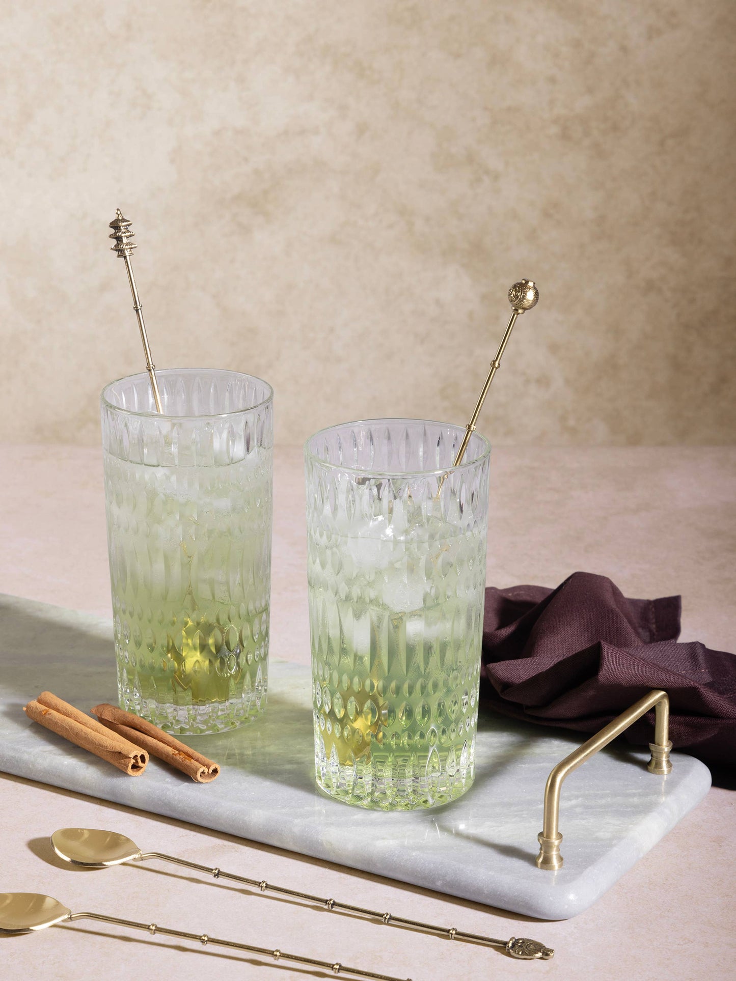 Magnolia Cocktail Stirrers, Set of 6