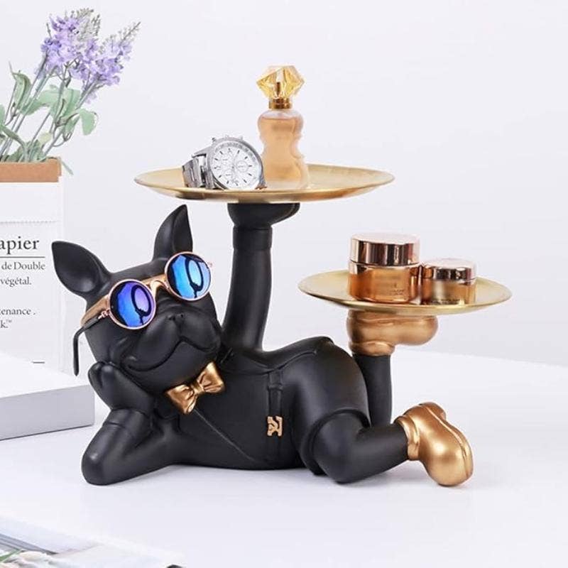 French Bulldog Statue Tray
