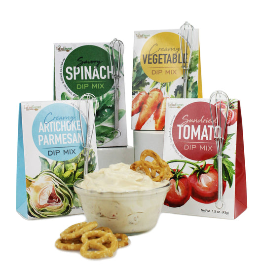Fresh Dip Mixes (Artichoke, Vegetable, Spinach, Tomato)