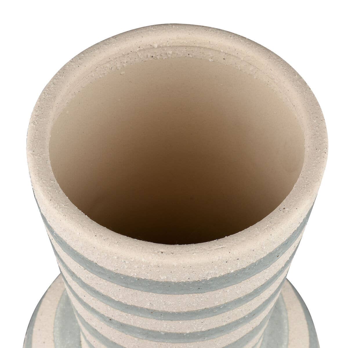 Lena Decorative Striped Ceramic Vase