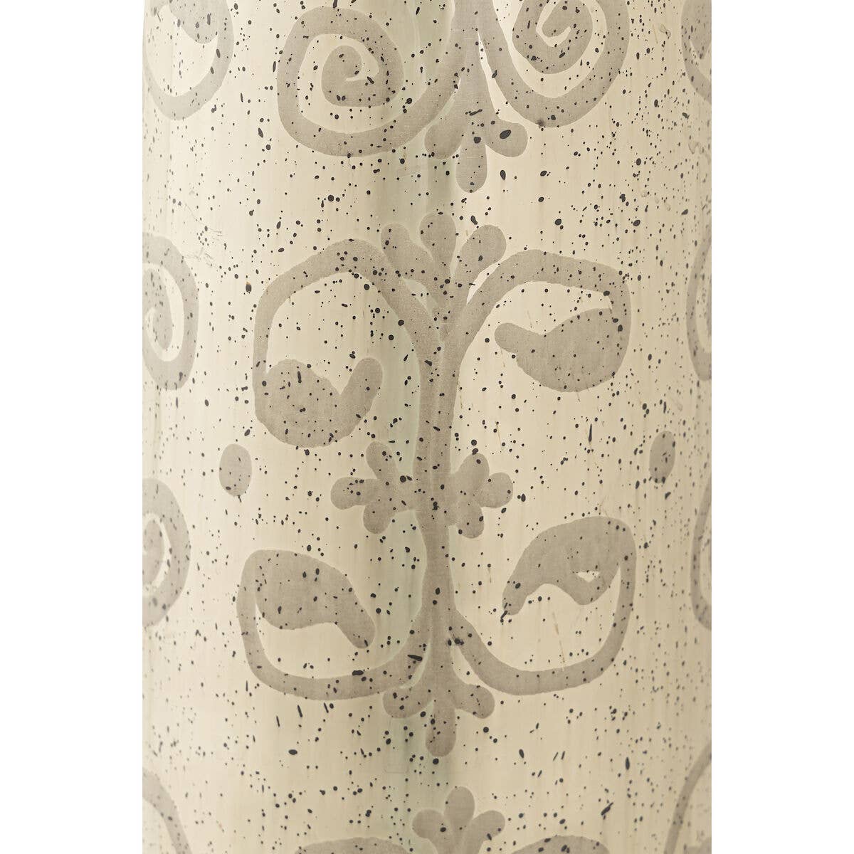 Edith Floral Filigree Pattern Glass Vase