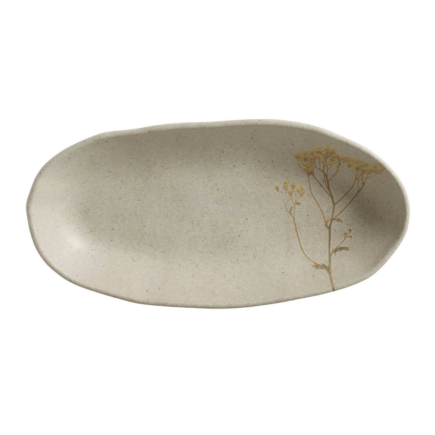 Deep Oval Platter Large Stoneware 12.6 x 6.3" Campestre
