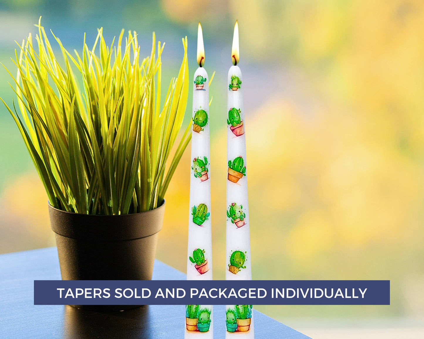 Southwest Succulent Taper Candles Home Decor and Gifts