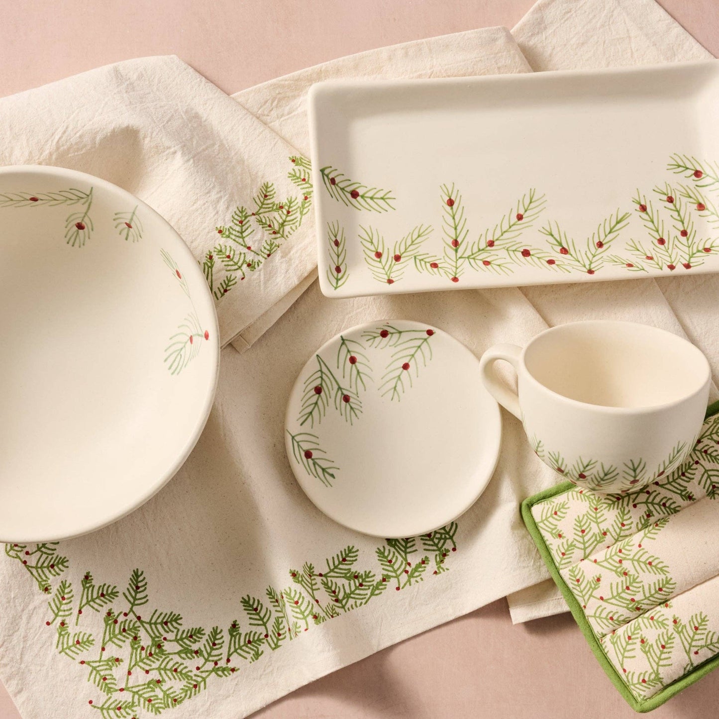Sardee Holly Ceramic Serving Dish