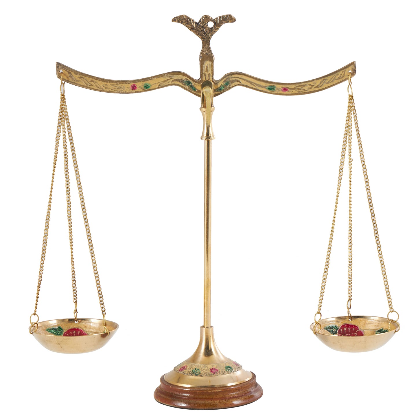 A-30651: BRASS SCALE 12"W, 12"H