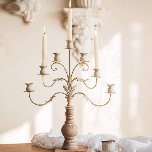 TREE STYLE IRON CANDLE HOLDER