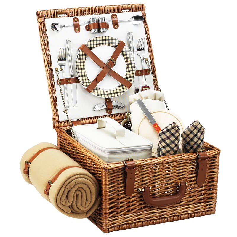Cheshire Basket for Two with Blanket