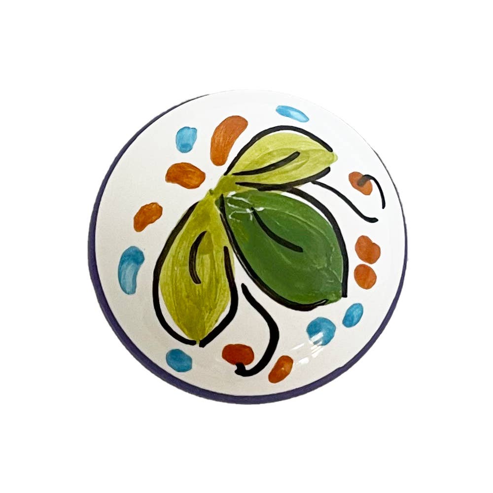 8 piece hand painted Limoncello set