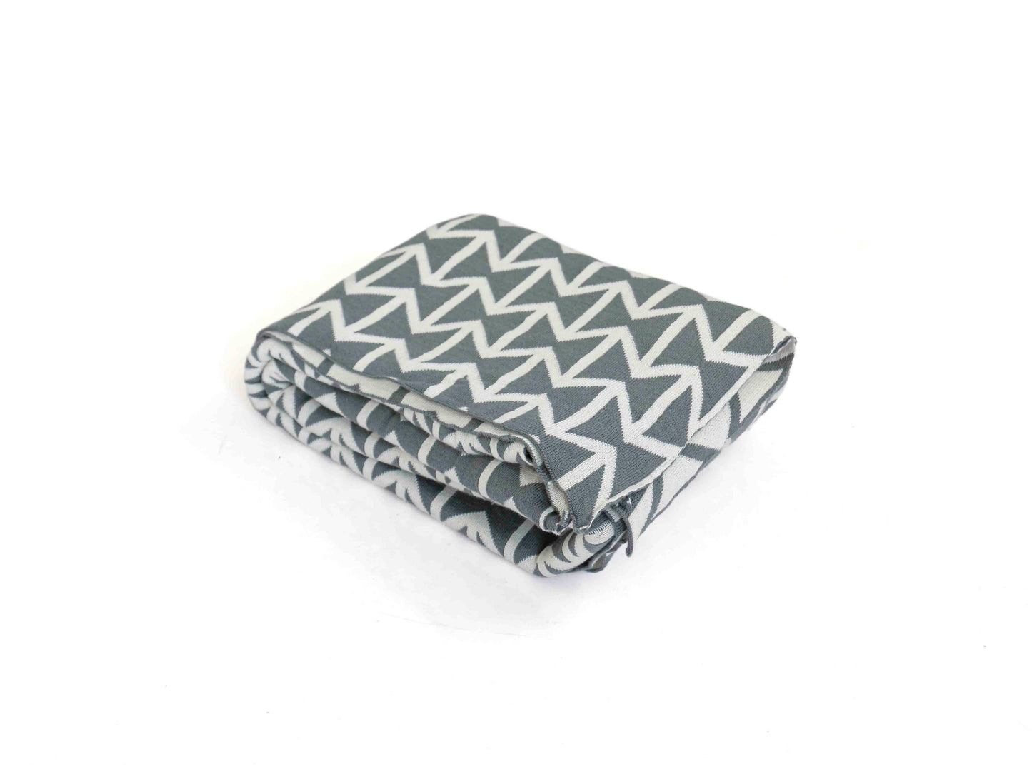 Anna Knitted Cotton Throw Blanket