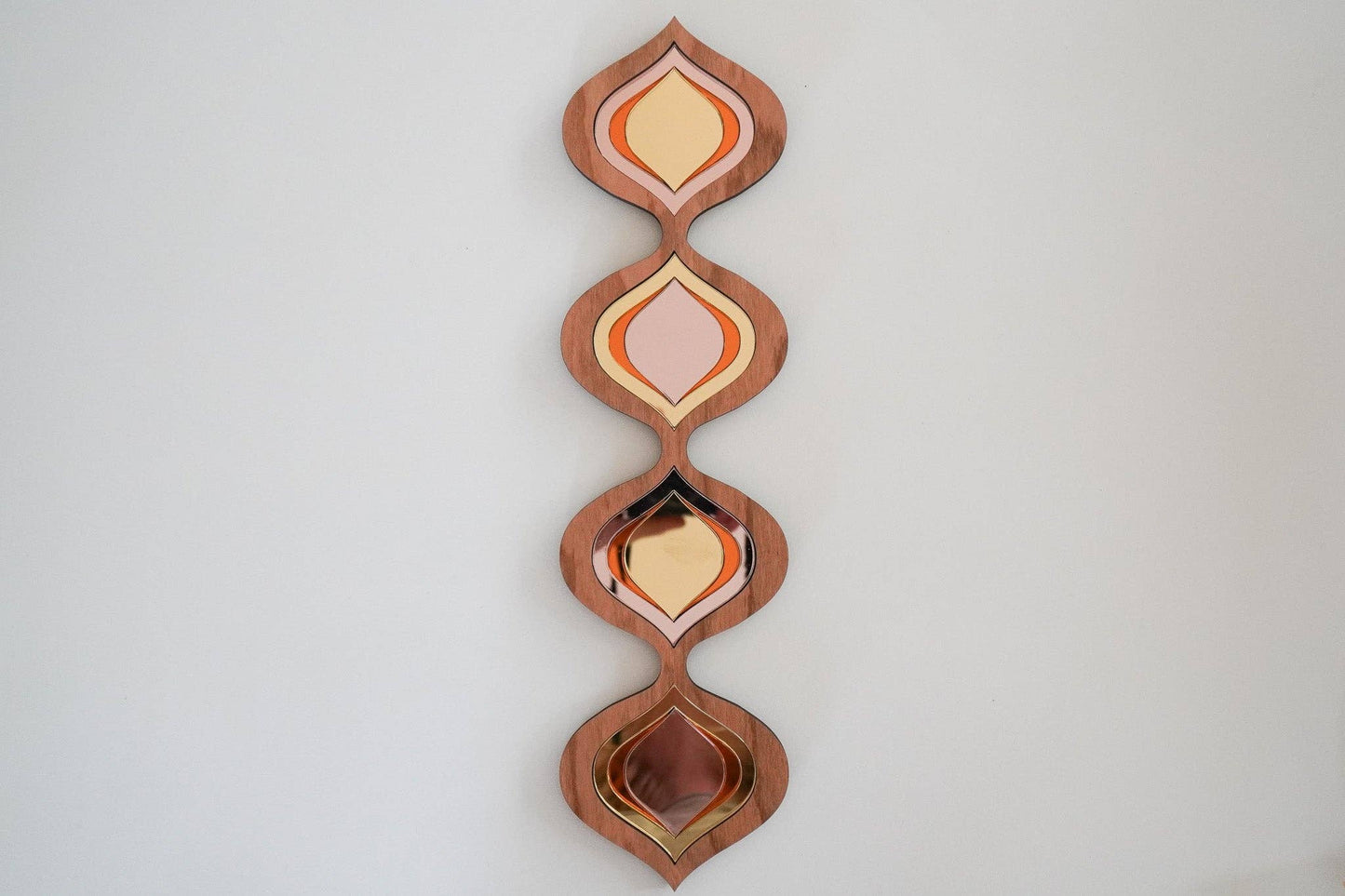 Retro Tear Drop Mirror