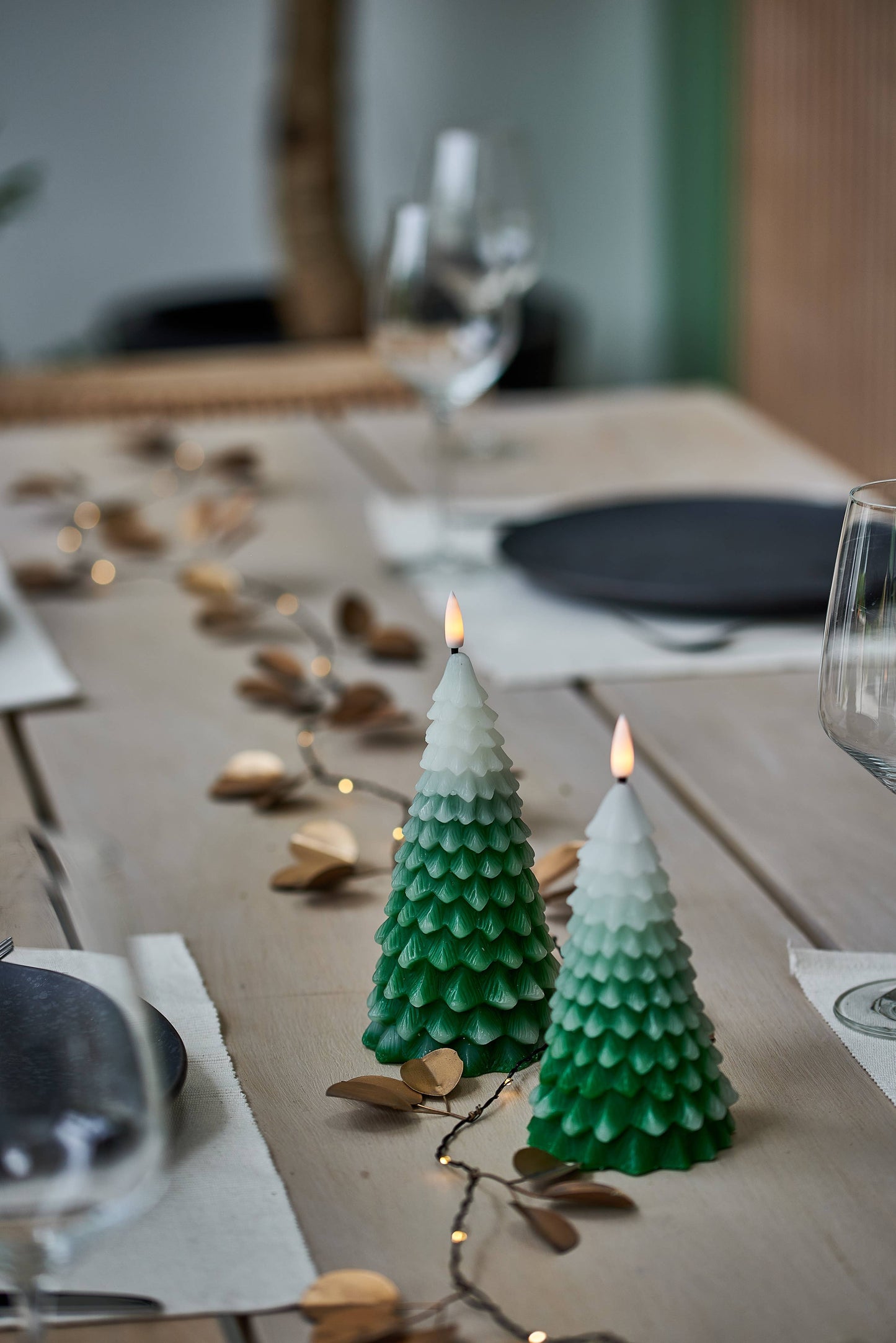 Winter Tree Candle (Set of 2)