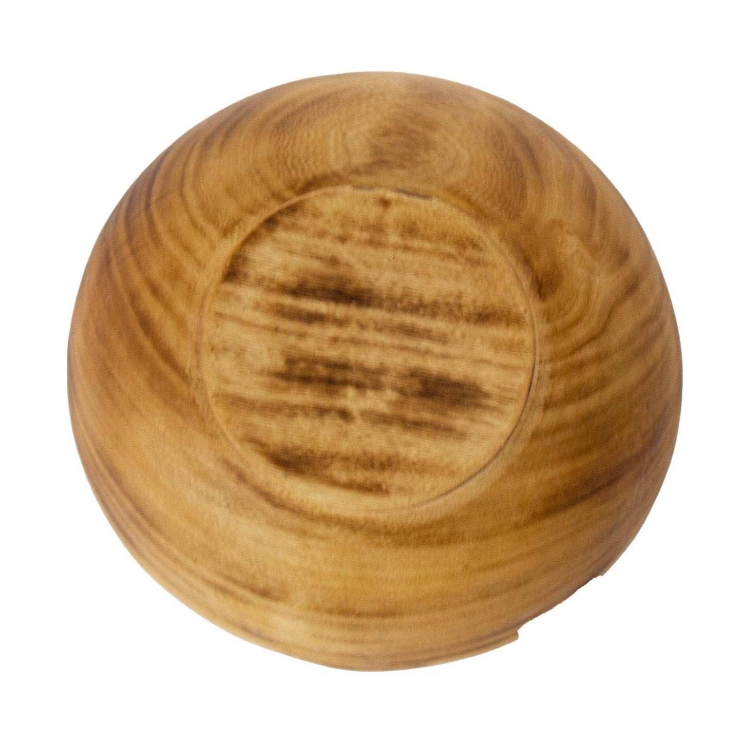 Nested Round Scalloped Jacaranda Wood Bowls, Set of 3