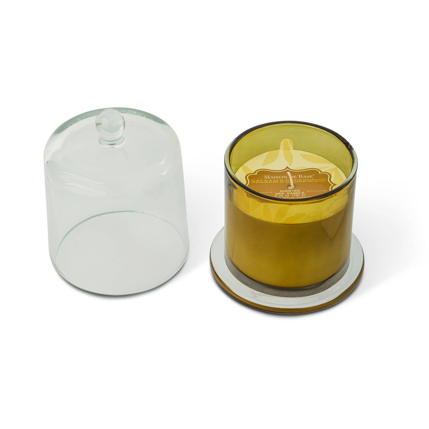 8.12oz Olive Bell Jar Scented Glass Candle