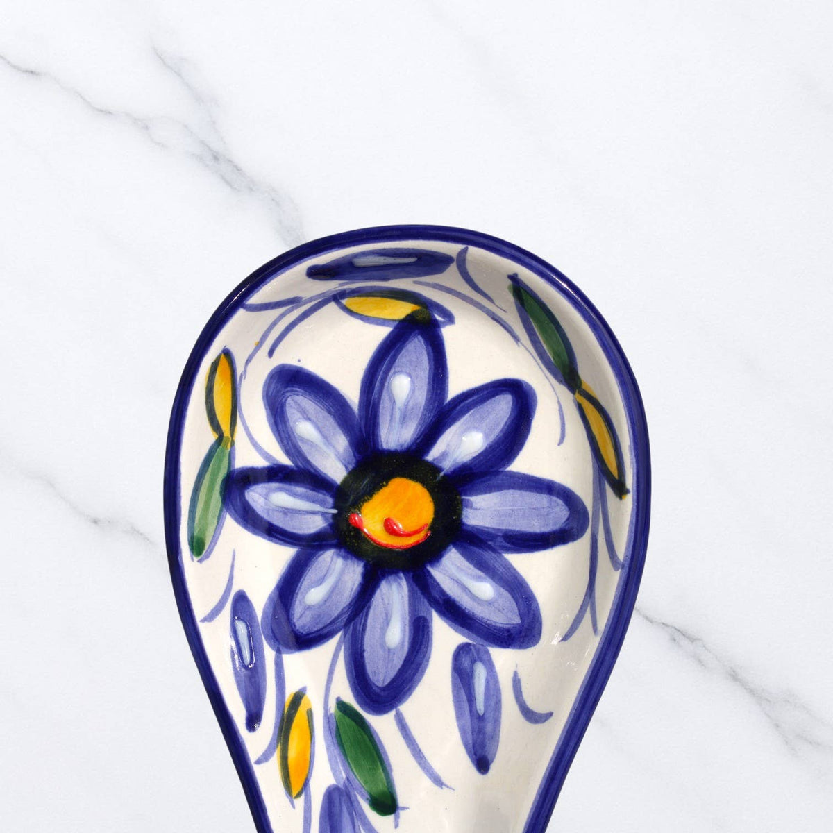 Mediterranean Ceramic Spoon Rest