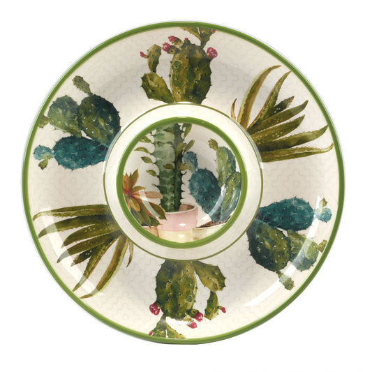 Cactus Verde Chip and Dip 13.75in