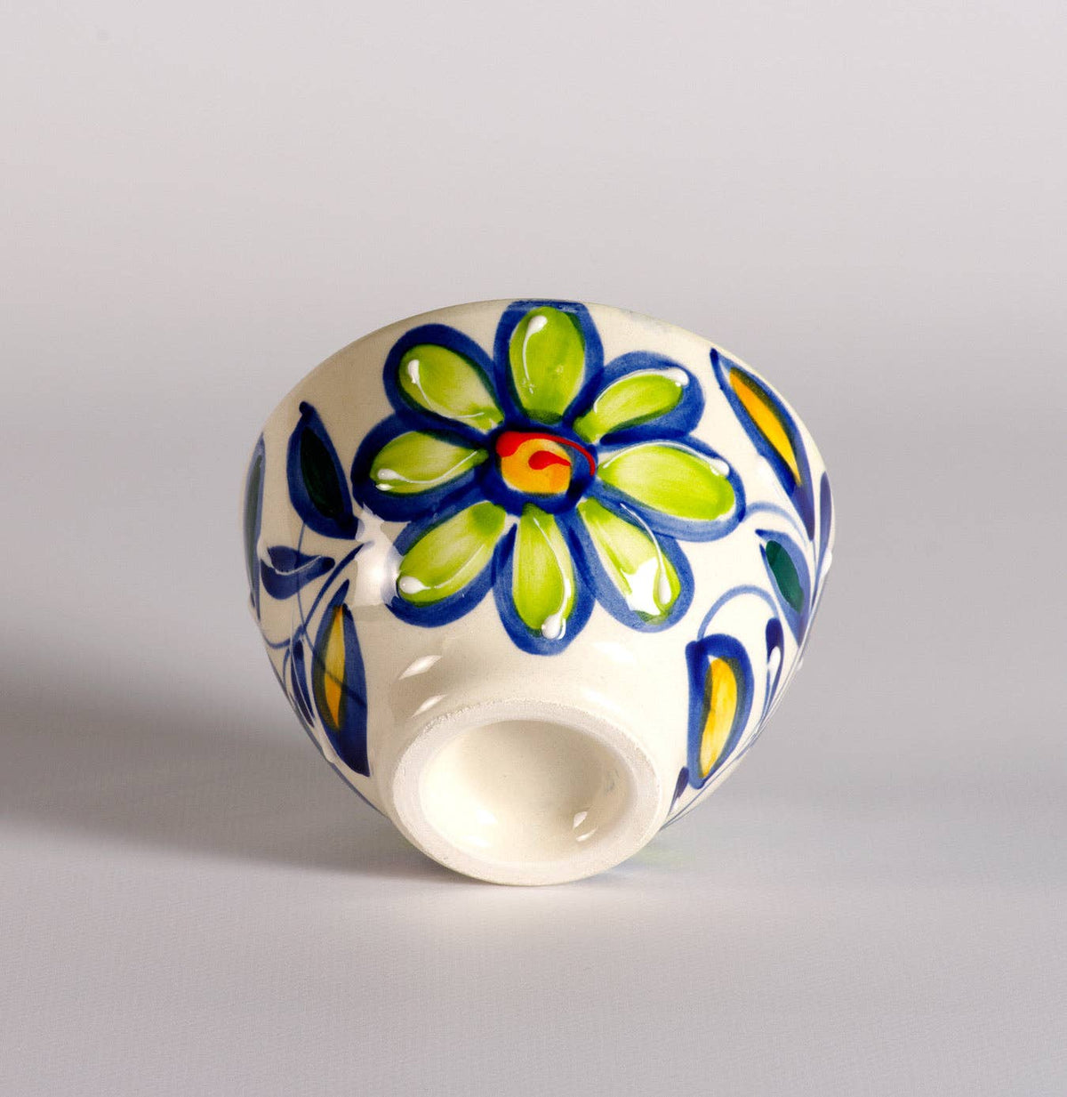 Lime Ceramic Salsa Cup