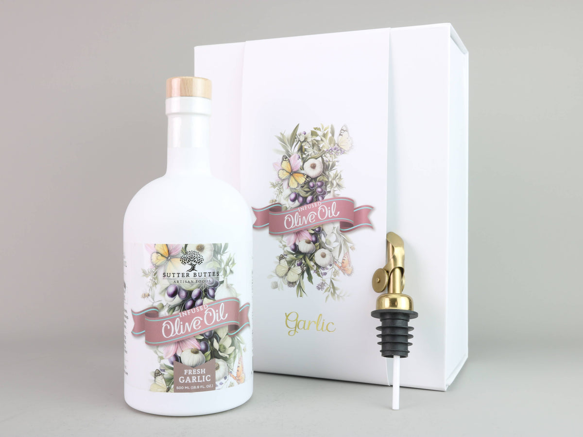 Fresh Garlic Signature Bottle Olive Oil Set