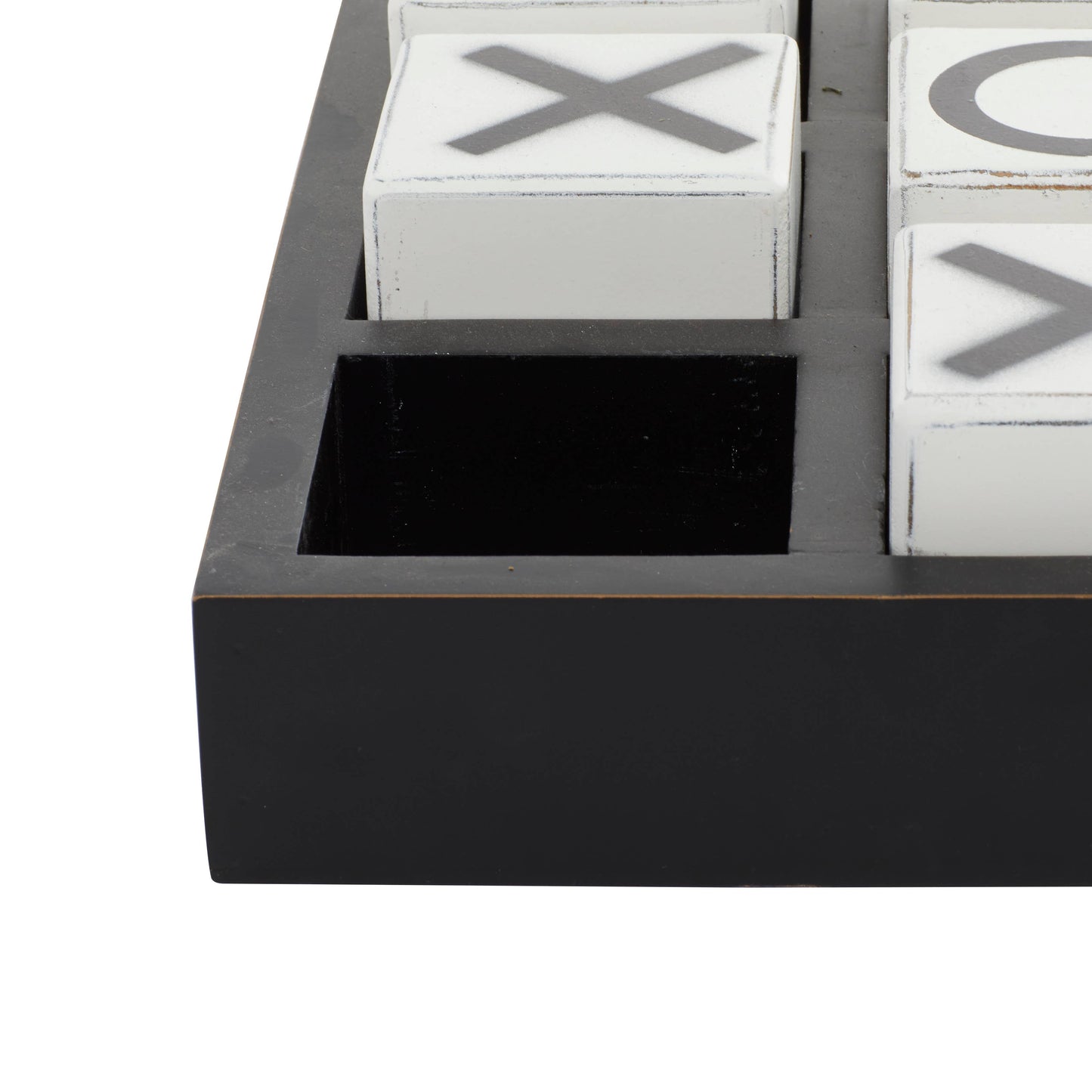 Traditional Black Wooden Game Set